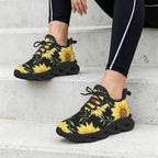 Painted Sunflowers Women's Twisted Sole Sneakers
