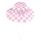 Pink Cat Doughnuts Wide Brim Bucket Hat Wide Brim Bucket Hat Food Printed Offshore