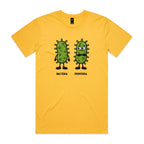Bacteria Fronteria Men's AS Colour T-shirt Yellow Mens T-shirt Printed In Australia Science
