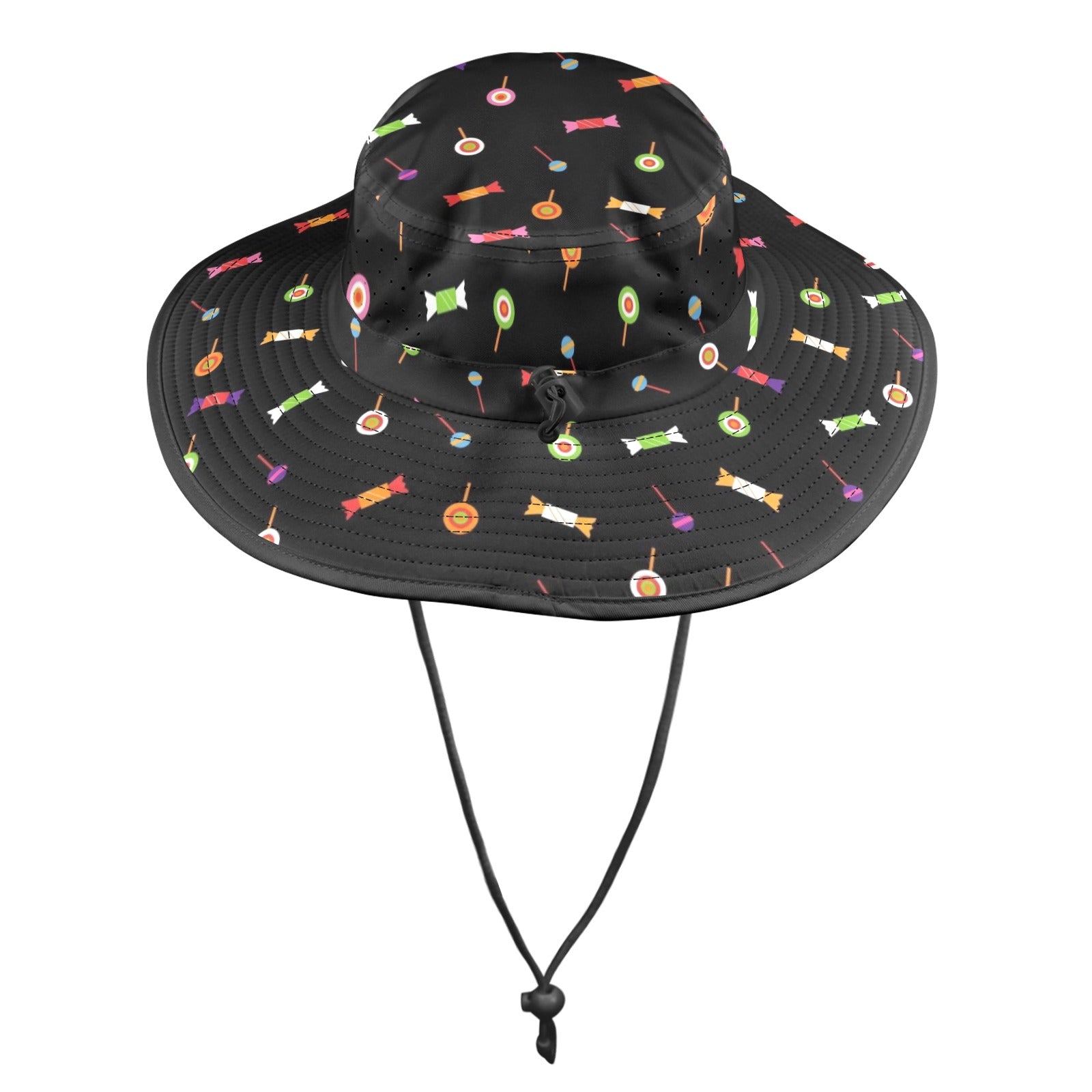 Candy - Wide Brim Bucket Hat Wide Brim Bucket Hat Food Printed Offshore