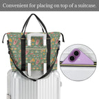 Groovy Retro Duffle Bag-Simple (Model 1715) Duffle Bag-Simple (1715)