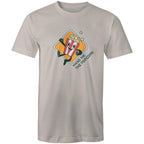 Hand Me The Popcorn - Mens T-Shirt Light Grey Mens T-shirt Food Funny Printed In Australia