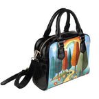 Colourful Trees Shoulder Handbag