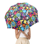 Sticker Music - Semi-Automatic Foldable Umbrella (Model U12) Semi-Automatic Foldable Umbrella (U12)