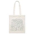 Lots And Lots Of Cats Parcel Canvas Tote Bag