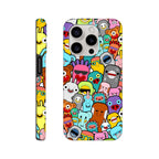 Crazy Cartoon Creatures - Apple iPhone - Tough case iPhone 15 Pro iPhone Tough Case Globally Fulfilled