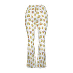 Avocado Cute High Waist Crossover Tummy Control Flare Leggings