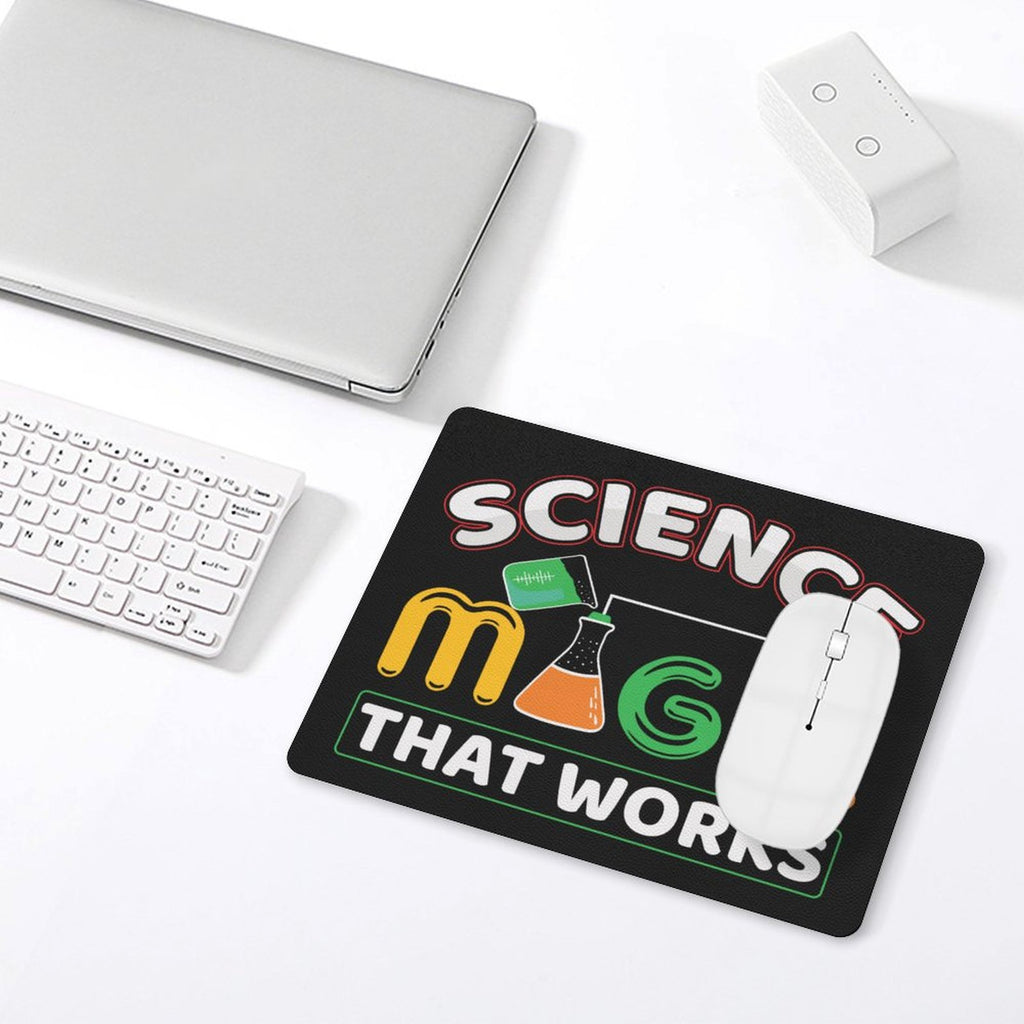 Science, Magic That Works Leather Mouse Pad Leather Mouse Pad Printed Offshore Science