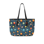 Galaxy - Leather Tote Bag-Large