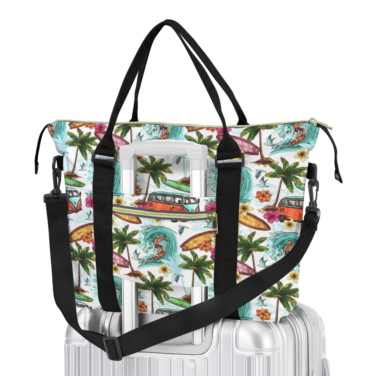 Surfing Safari Duffle Bag-Simple (Model 1715) One Size Duffle Bag-Simple (1715)