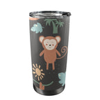 Monkey Swing - 20oz Mobile Tumbler with Lid (Black Lock)