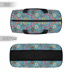 Doughnuts On Blue Duffle Bag Duffle Bag Printed Offshore