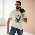 Cool Beans, Coffee - Men's Staple Tee Natural Mens Premium T-Shirt Coffee Printed in AU and US