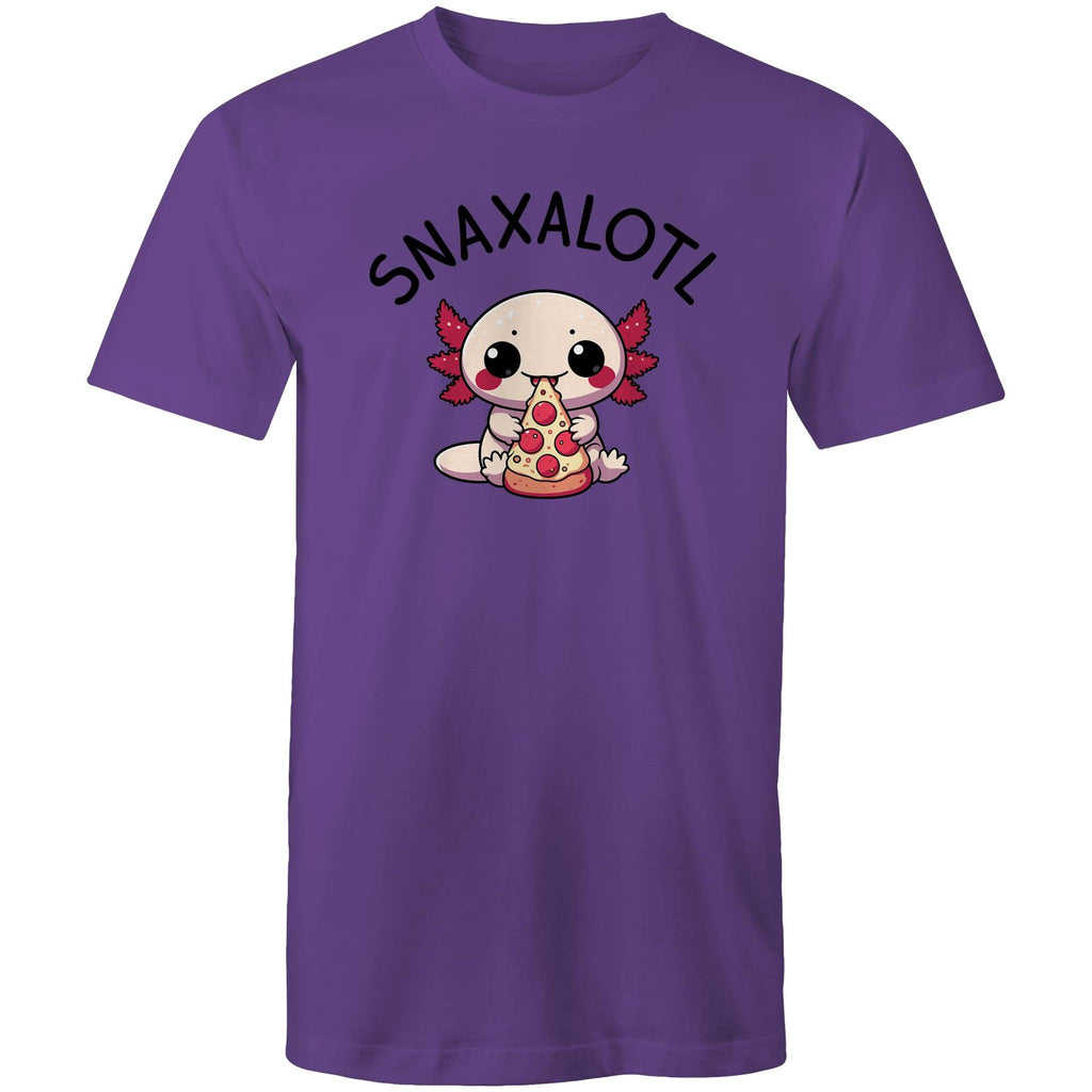 Snaxalotl, Axolotl Pizza - Mens T-Shirt