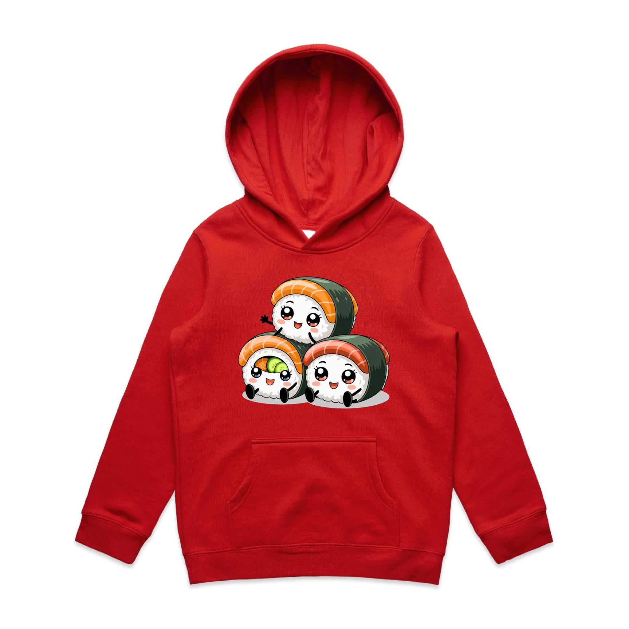 Kawaii Sushi Kids AS Colour Hoodie