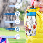 Super Dog - Little Kids Water Bottle Little Kids Water Bottle animal comic Printed Offshore