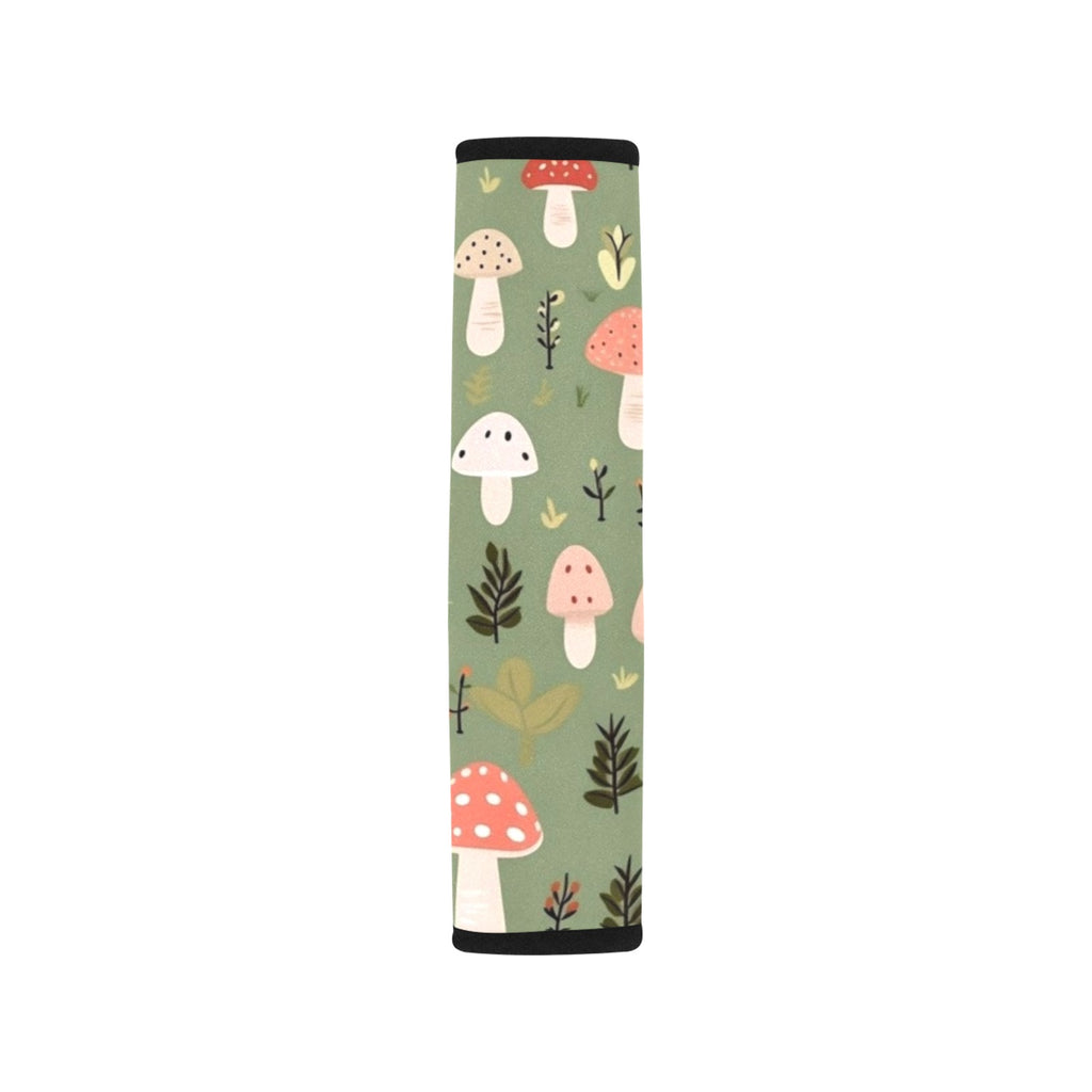 Toadstools Car Seat Belt Cover 7''x10'' (Pack of 2) Car Seat Belt Cover 7x10 (Pack of 2) Plants Printed Offshore