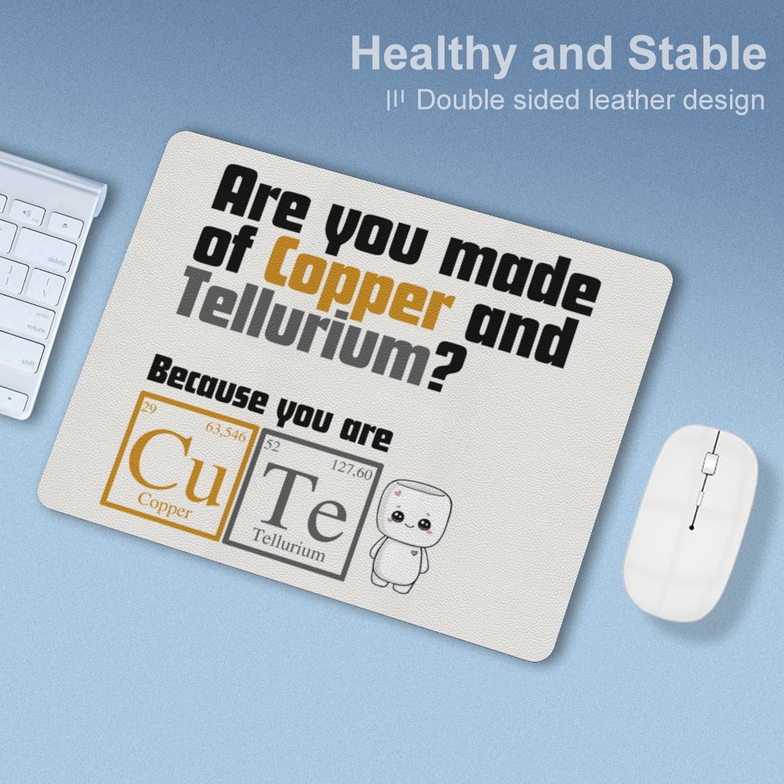Cute Periodic Table Leather Mouse Pad Leather Mouse Pad Printed Offshore Science