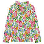 Bright Painted Topical Women's Full-Zip Hoodie
