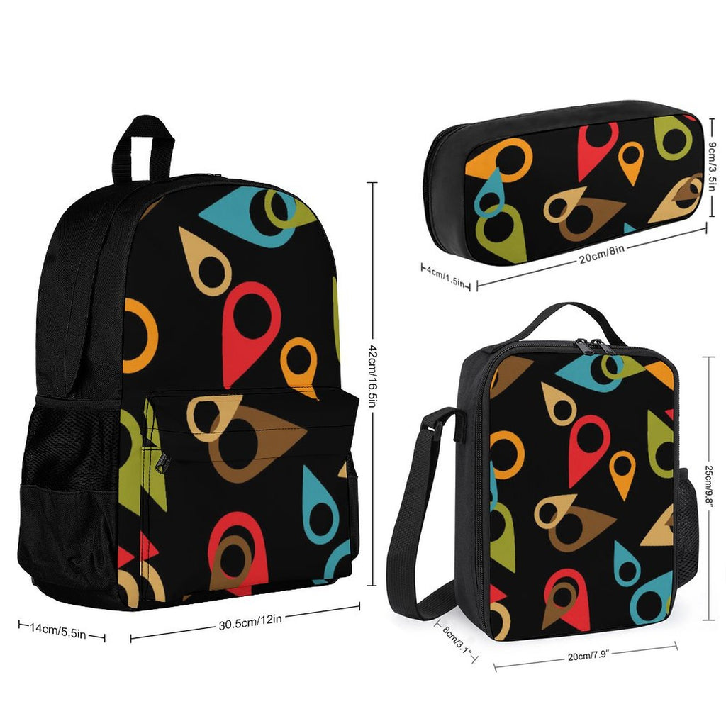 Where Am I - Three Piece Backpack Set