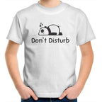 Panda, Don't Disturb - Kids Youth T-Shirt White Kids Youth T-shirt animal Printed In Australia