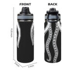 Octopus Tentacles - Insulated Water Bottle with Dual-Use Lid (18oz) Insulated Water Bottle with Dual-Use Lid (18oz) animal Ocean Printed Offshore