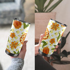 Graphic Floral 20oz Mobile Tumbler with Lid (Black Lock) 20oz Travel Mug Plants Printed Offshore