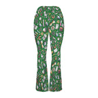 Science Love High Waist Crossover Tummy Control Flare Leggings High Waist Flare Leggings Printed Offshore Science