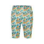 Pineapple Coconut Women's Bike Shorts With Side Pockets