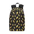 Lightning Bolts Fabric Backpack One Size Fabric Backpack comic Printed Offshore