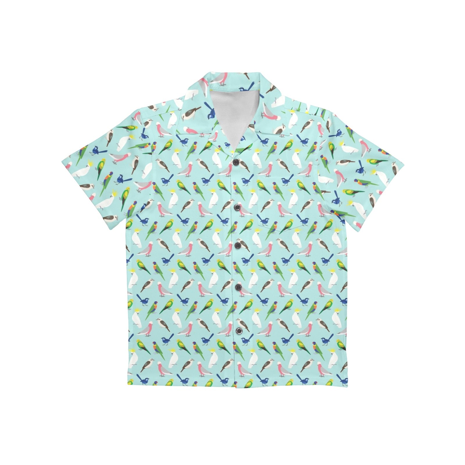 Australian Birds Junior Kids Hawaiian Shirt