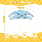 Unicorn On A Rainbow Kids Safe Round Corner Umbrella Kids Safe Round Corner Umbrella animal Printed Offshore