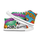 Comic Book 2 - Men's High Top Canvas Shoes