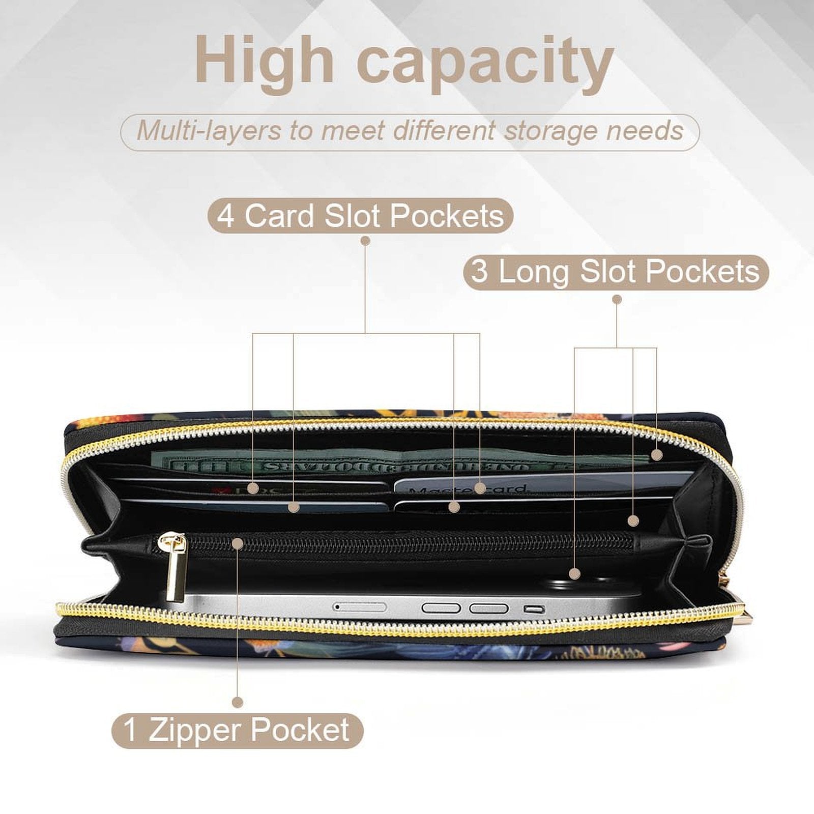 Australian Native Flowers -  PU Leather Wallet