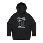 Chemistry Is Like Cooking Women's AS Colour Hoodie Black Womens Hoodie Printed In Australia Science