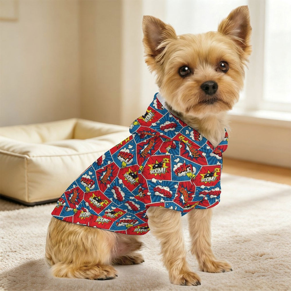 Comic Book Pet Hoodie (Small Size)