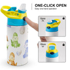 Hatching Dinosaurs - Little Kids Water Bottle Little Kids Water Bottle animal Printed Offshore