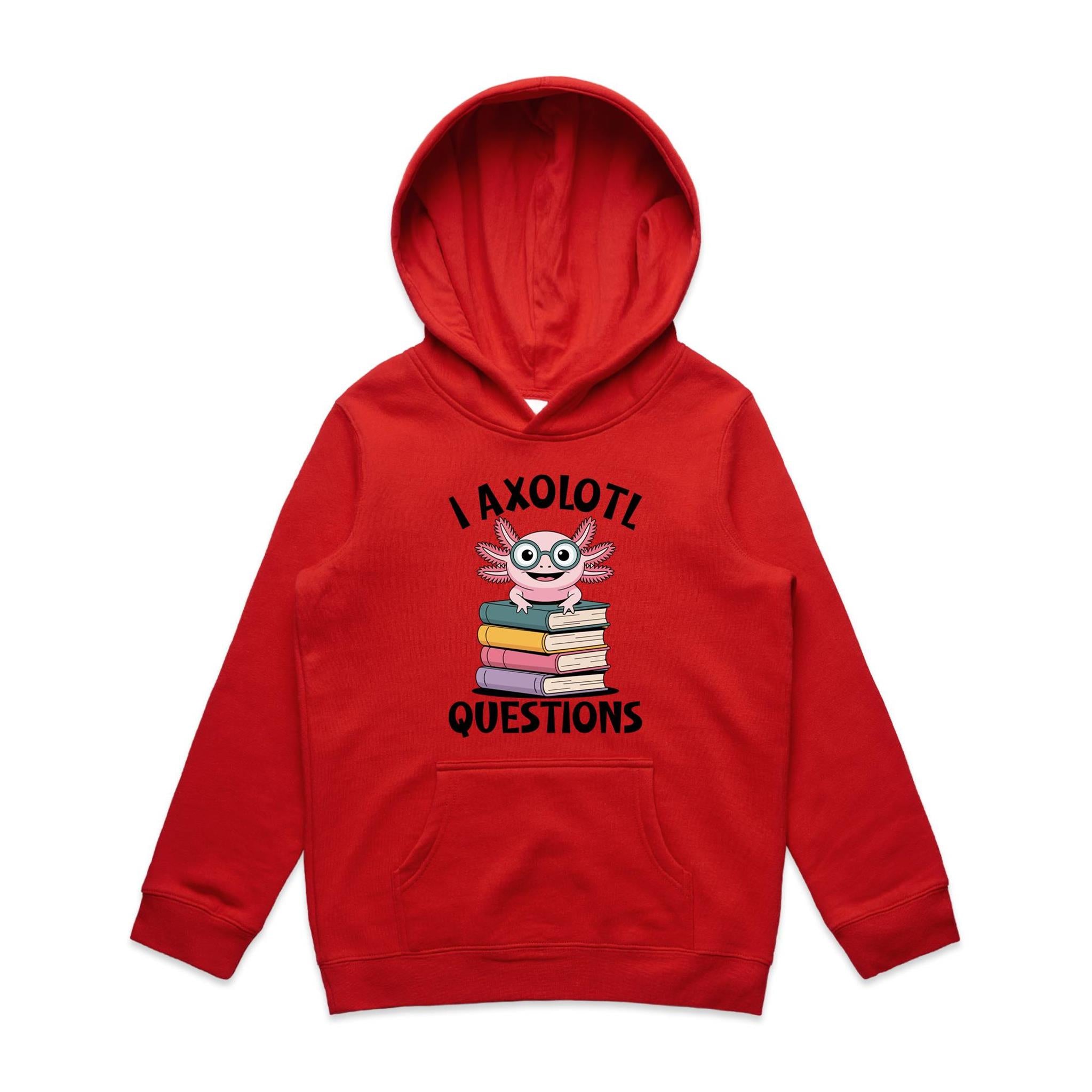 I Axolotl Questions, Books - Kids Hoodie