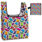 Graphic 80's Foldable Shopping Bag