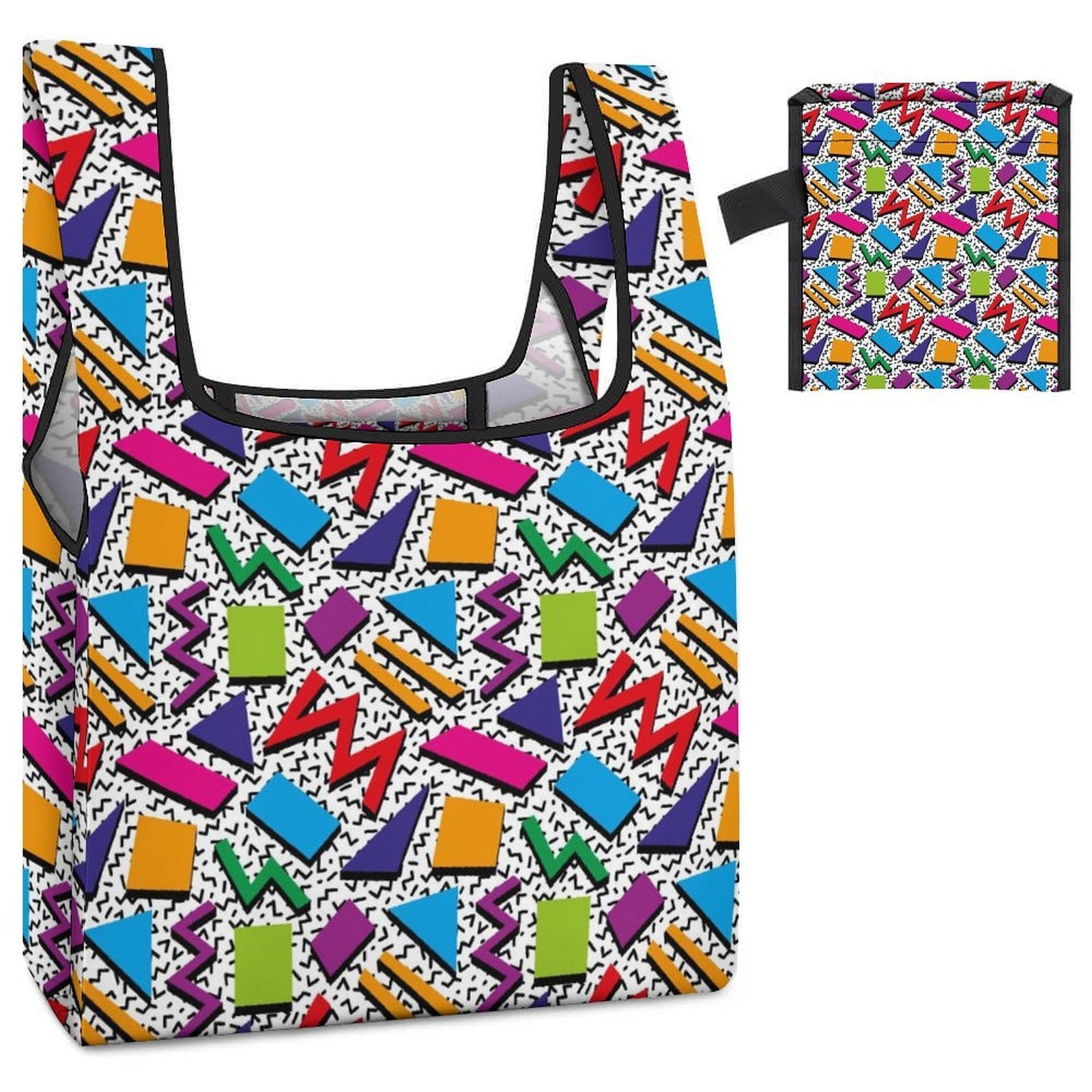 Graphic 80's Foldable Shopping Bag