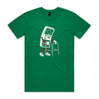 Retro Gamer Men's AS Colour T-shirt Kelly Green Mens T-shirt Games Printed In Australia
