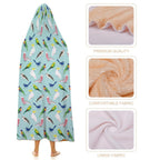 Australian Birds Kids Hooded Blanket 100cm x 130cm