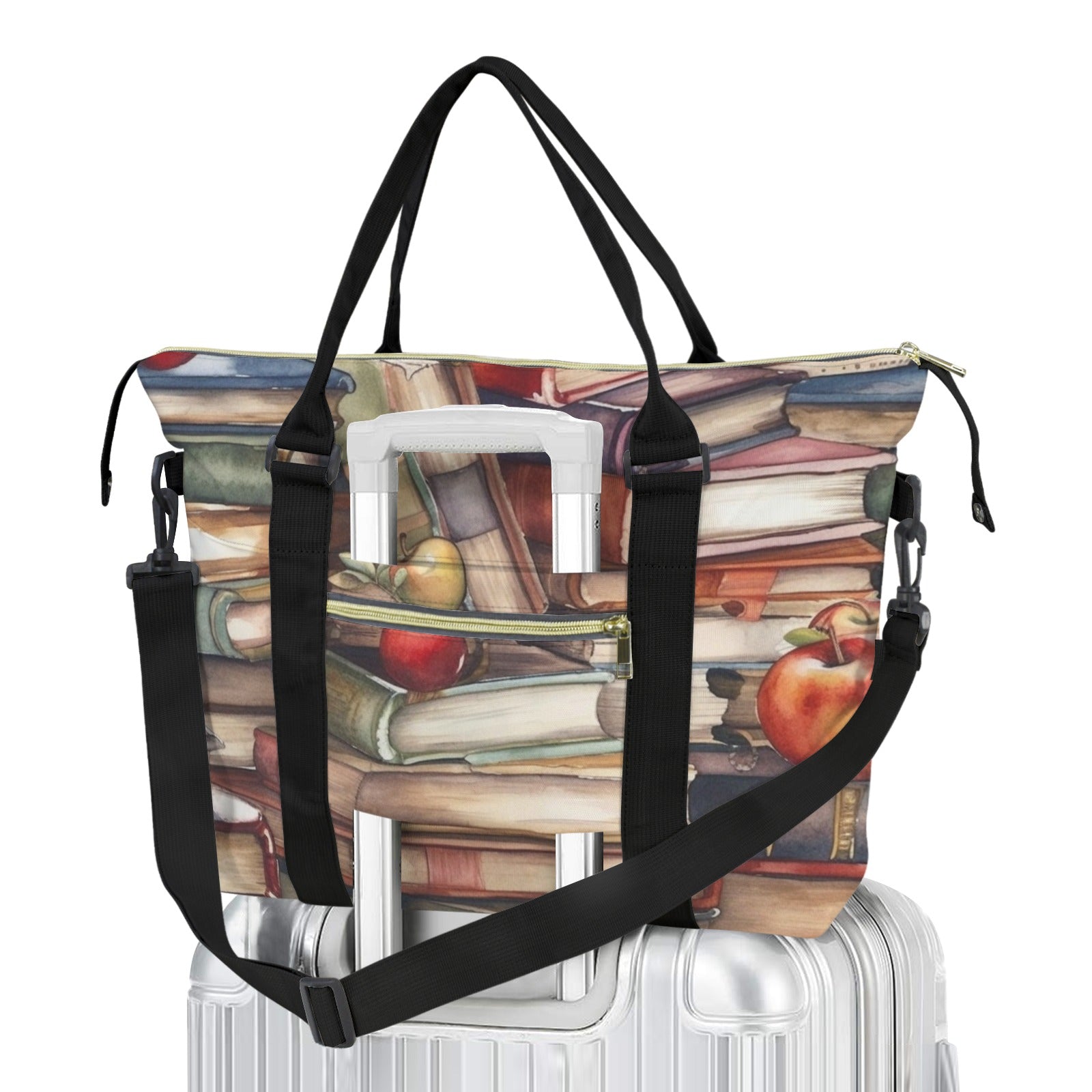Watercolour Books Duffle Bag-Simple (Model 1715) One Size Duffle Bag-Simple (1715)