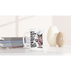 Not A Morning Bird, Not A Night Owl, Just Tired - White 15oz Ceramic Mug 15oz Mug animal Globally Fulfilled Work