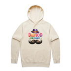 Dad Bod On Point - Mens Hoodie Ecru Mens Hoodie Dad Printed In Australia