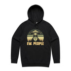 Alien, Ew People - Mens Hoodie Black Mens Hoodie Printed In Australia Sci Fi