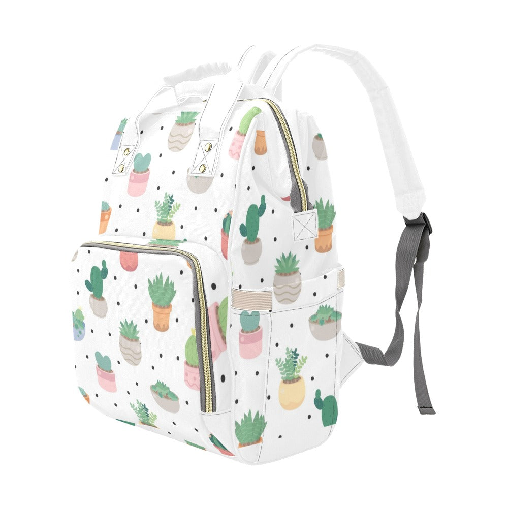 Cactus Love - Multi-Function Backpack, Nappy / Diaper Bag