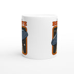 UFO, I Want To Believe - White 11oz Ceramic Mug White 11oz Mug Globally Fulfilled Retro Sci Fi