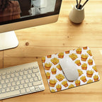 French Fries Leather Mouse Pad Leather Mouse Pad Food Printed Offshore