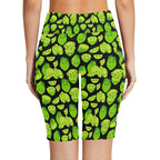 Cute Limes Women's Bike Shorts With Side Pockets Women's Bike Shorts Food Printed Offshore